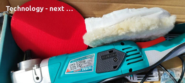 Полирмашина TOTAL Industrial, 1400 W, Ф 180 мм, снимка 3 - Други машини и части - 53694517