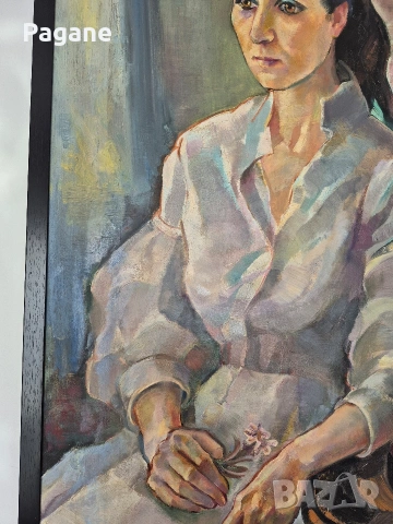 Портрет- Людмила Поптошева , снимка 3 - Картини - 53474796