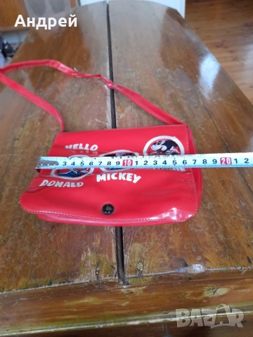 Стара детска чантичка Мики Маус, снимка 2 - Други ценни предмети - 53513145