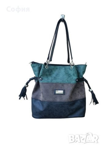 Дамска луксозна чанта тип торба в пастелни цветове, снимка 2 - Чанти - 44497152