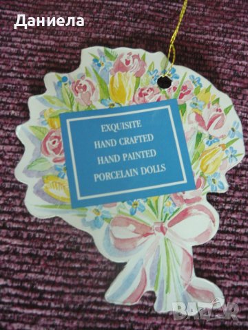 Колекционерска порцеланова кукла BEATRICE, снимка 5 - Колекции - 41243822
