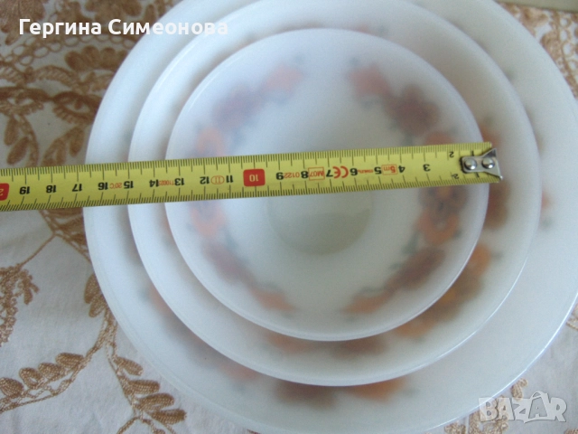 Лот купи YENA GLASS, снимка 7 - Чинии - 52616110