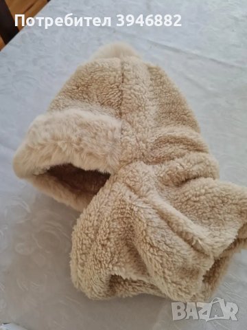 НОВА, комбинирана шапка с шал, снимка 3 - Шапки - 44459791