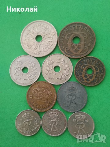 Лот монети Дания
