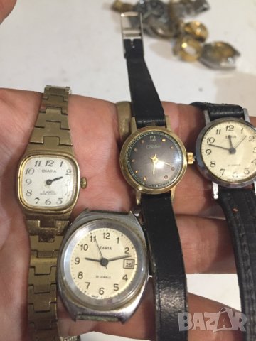 4 бр.руски часовници-НЕ работещи, снимка 3 - Антикварни и старинни предмети - 40979199
