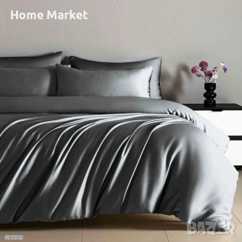 Луксозен комплект от висококачествен памучен сатен Комплектът е от 4 части и съдържа: 1 бр. долен , снимка 7 - Спално бельо - 51619192