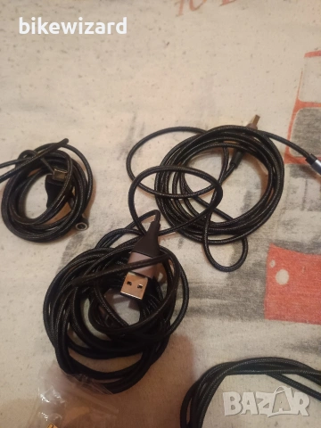 Магнитни кабели за зареждане 4 броя + накрайници НОВИ, снимка 4 - USB кабели - 53345655