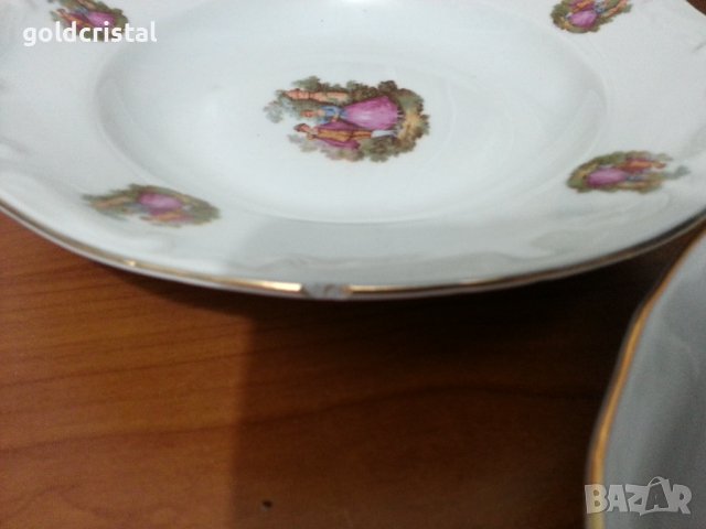 Стар български порцелан чинии , снимка 7 - Антикварни и старинни предмети - 39896764