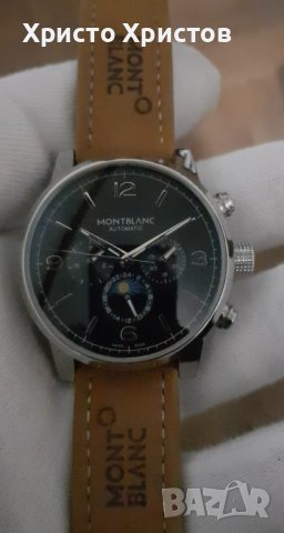 Мъжки луксозен часовник Montblanc, снимка 3 - Мъжки - 41741215