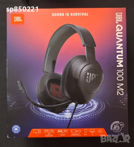 Геймърските слушалки JBL Quantum 100M2, снимка 3 - Слушалки и портативни колонки - 56038604