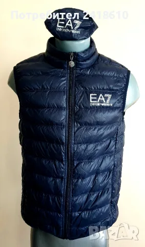 Emporio Armani EA7 Down Vest Mens Size M 2бр НОВО!  ОРИГИНАЛ Мъжки Пухени Елеци!, снимка 11 - Якета - 55650347
