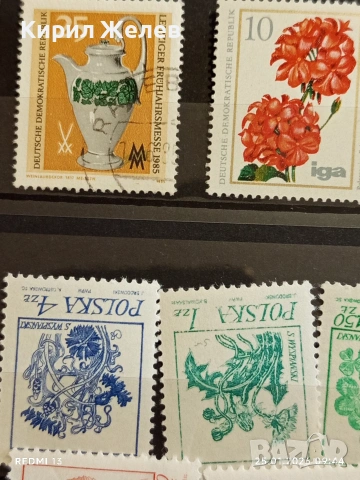 Стари пощенски марки от цял свят смесени ЦВЕТЯ за КОЛЕКЦИЯ ДЕКОРАЦИЯ 52116, снимка 4 - Филателия - 53217789