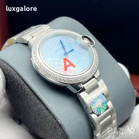 Дамски часовник Cartier Ballon Bleu De Cartier Blue с кварцов механизъм, снимка 6 - Дамски - 48797243