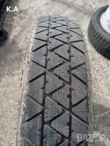 Резервна гума, тип патерица 15 Alfa Romeo 147 с крик и ключ, снимка 3 - Гуми и джанти - 49481420