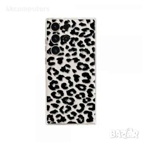 Калъф силикон ART Леопард за Samsung Galaxy S24 Plus / Прозрачен /, снимка 3 - Калъфи, кейсове - 47776933