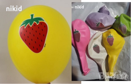 Ягода ягоди Обикновен надуваем латекс латексов балон парти балони, снимка 1 - Други - 36424178