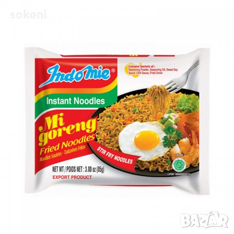 Indomie Mi Goreng 80g / Индоми Пържени нудъли 80гр