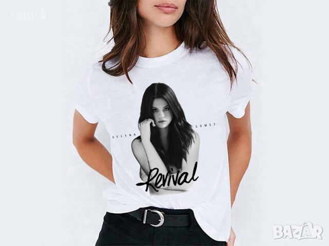 Тениска Selena Gomez 4 модела, дамски и детски размери , снимка 2 - Тениски - 28852774