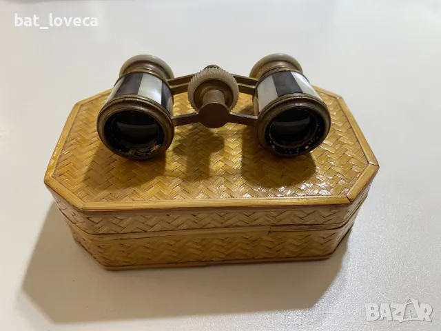 Стар  театрален бинокъл със седеф Carpentier Jumelle, снимка 2 - Антикварни и старинни предмети - 48597156