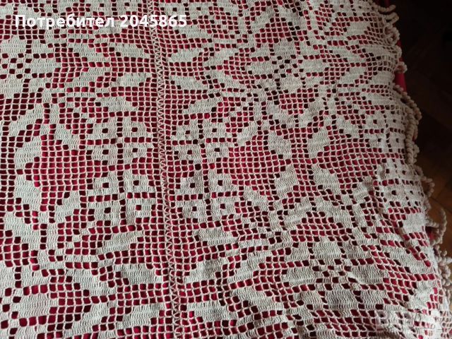 продавам плетена покривка за легло, снимка 2 - Покривки за легло - 52423131