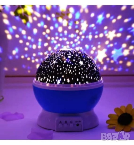 Нощна лампа детски планетариум