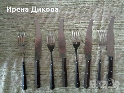 Продавам руски прибори за храна за 4 -ма, снимка 2 - Прибори за хранене, готвене и сервиране - 38968196