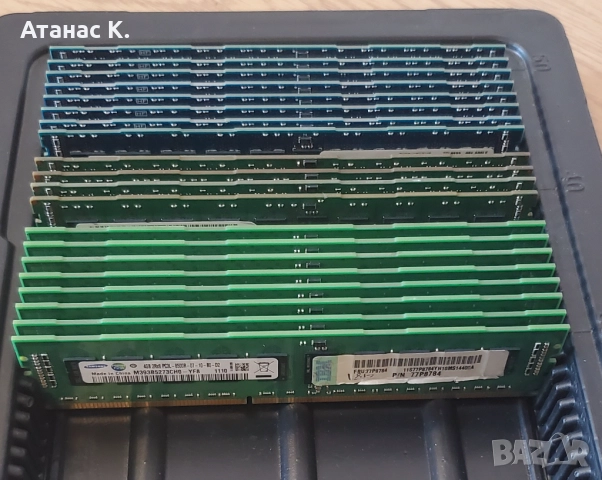 РАМ: 80GB (20x 4GB) DDR3 ECC - Сървърна Памет, снимка 1