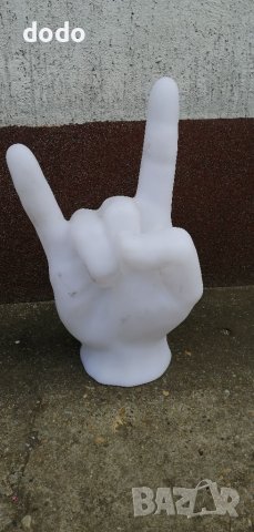 Светеща статуетка ръка символ хеви метъл, снимка 6 - Други - 40295470