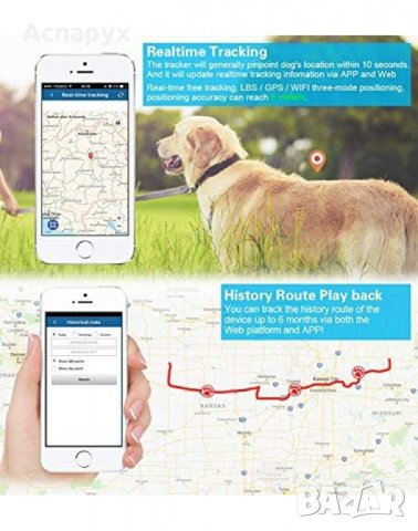 GPS устройство за проследяване на домашни любимци /кучета,котки/ - TK Star TK911, снимка 7 - За кучета - 35861147