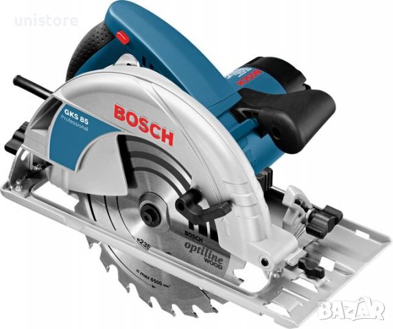 Ръчен циркуляр Bosch GKS 55+ GCE Professional, 1350 W, Ø диск 165 мм в .