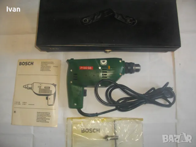 НОВА ОРИГИНАЛНА ШВЕЙЦАРСКА БОШ ЕЛ. ДРЕЛКА БОРМАШИНА BOSCH Made in SWITZERLAND СТАРО КАЧЕСТВО В ЧАНТА