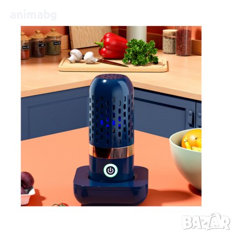 ANIMABG Преносим ултразвуков безжичен пречиствател на храна, Форма на капсула, USB, снимка 3 - Друга електроника - 42569053