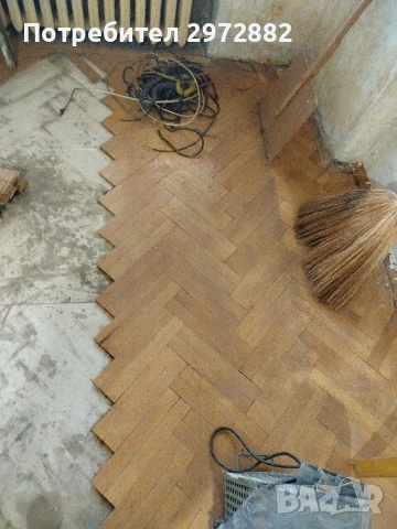 Демонтиран дъбов паркет, снимка 3 - Естествен паркет - 53215419