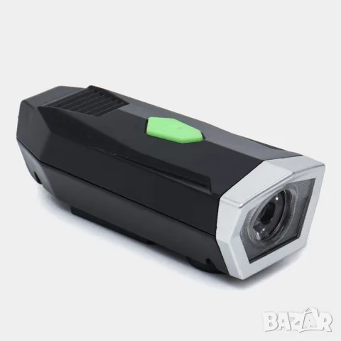 Водоустойчив фар с клаксон 140 dB за велосипед