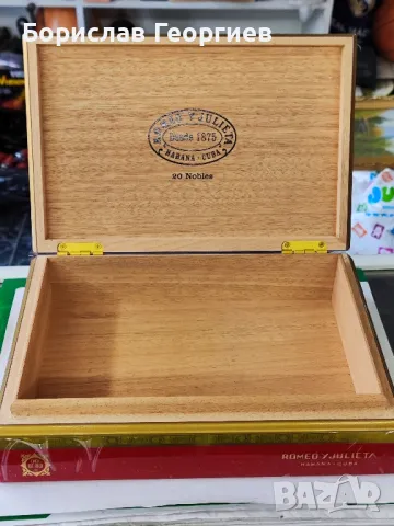 Кутия от пури Romeo y Julieta Nobles хумидор , снимка 7 - Колекции - 48364914