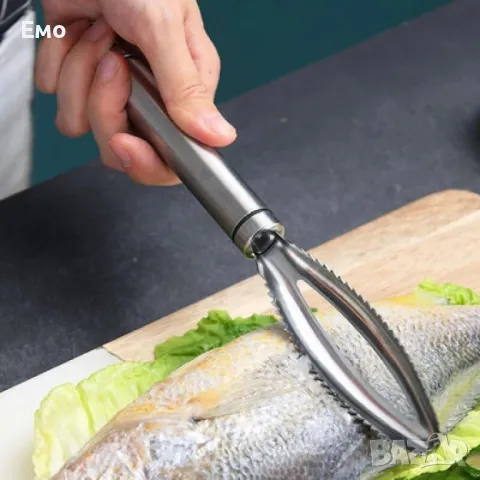 Белачка за люспи от риба от неръждаема стомана, снимка 5 - Аксесоари за кухня - 48556541