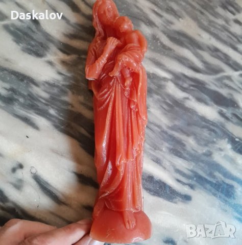 Продавам свещ Дева Мариа, снимка 3 - Декорация за дома - 41346024