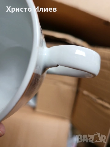 Комплект за хранене от порцелан van Well Ella 24 части Комплект чинии сервиз, снимка 6 - Сервизи - 53227927