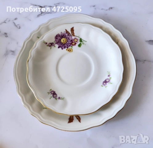 Троен порцеланов сет Weimar , снимка 7 - Сервизи - 53784352