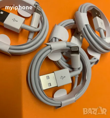 Оригинален USB кабел за зарядно устройство за iPad Кабел за телефонна дата за iPhone 11 12 13 14 Pro, снимка 4 - Apple iPhone - 48382710