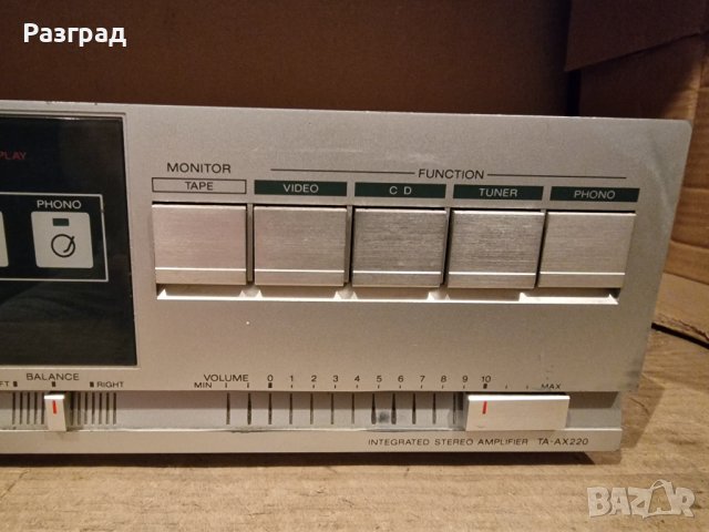 Усилвател  SONY TA-AX220, снимка 5 - Ресийвъри, усилватели, смесителни пултове - 41973154