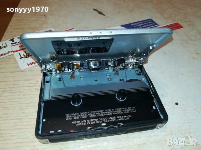 SONY WM-EX610 WALKMAN METAL SLIM 3005231912, снимка 2 - Радиокасетофони, транзистори - 40877273