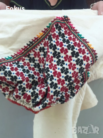 Стари дамски кенарени гащи от чеиз за народна носия, снимка 7 - Антикварни и старинни предмети - 53273734