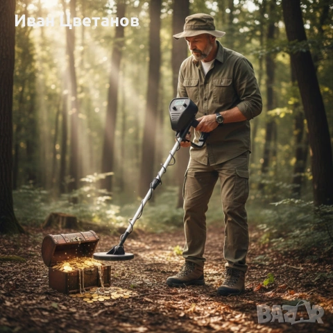 Водоустойчив металотърсач за злато, сребро, монети и съкровища K-1374