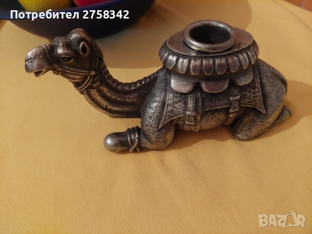 свещник камила, снимка 2 - Други ценни предмети - 53639278