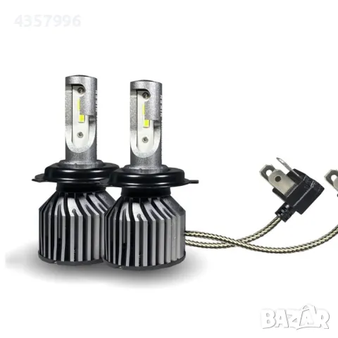  Диодни крушки NIken H4 ПРО 2бр/к-т, снимка 2 - Аксесоари и консумативи - 49423320