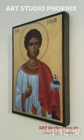 Икона на Свети Стефан icona Sveti Stefan, снимка 3 - Картини - 12896932