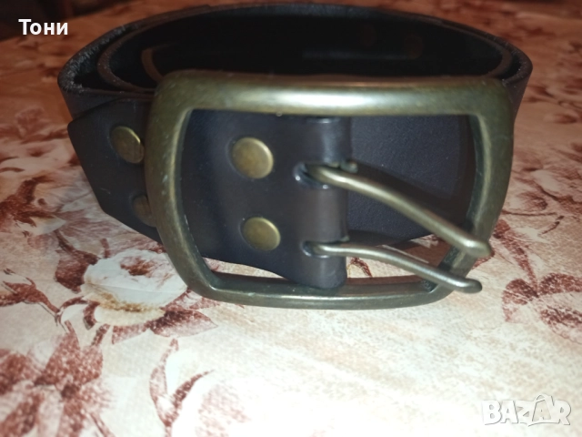 Нов Мъжки Колан Изцяло от Естествена Кожа 100см., снимка 12 - Колани - 52675782