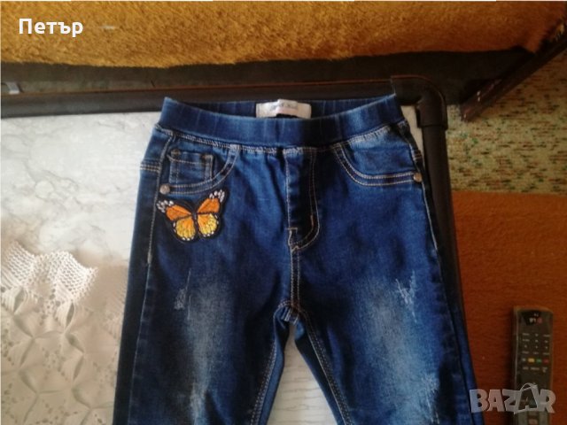 Продавам детски дънки ластични, снимка 4 - Детски панталони и дънки - 33586413