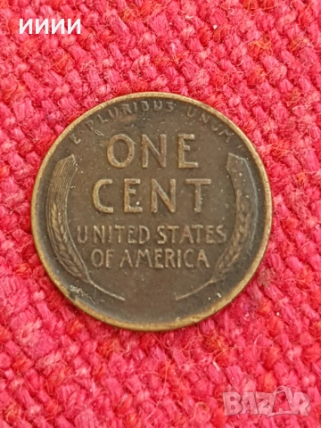 Монета цент 1919